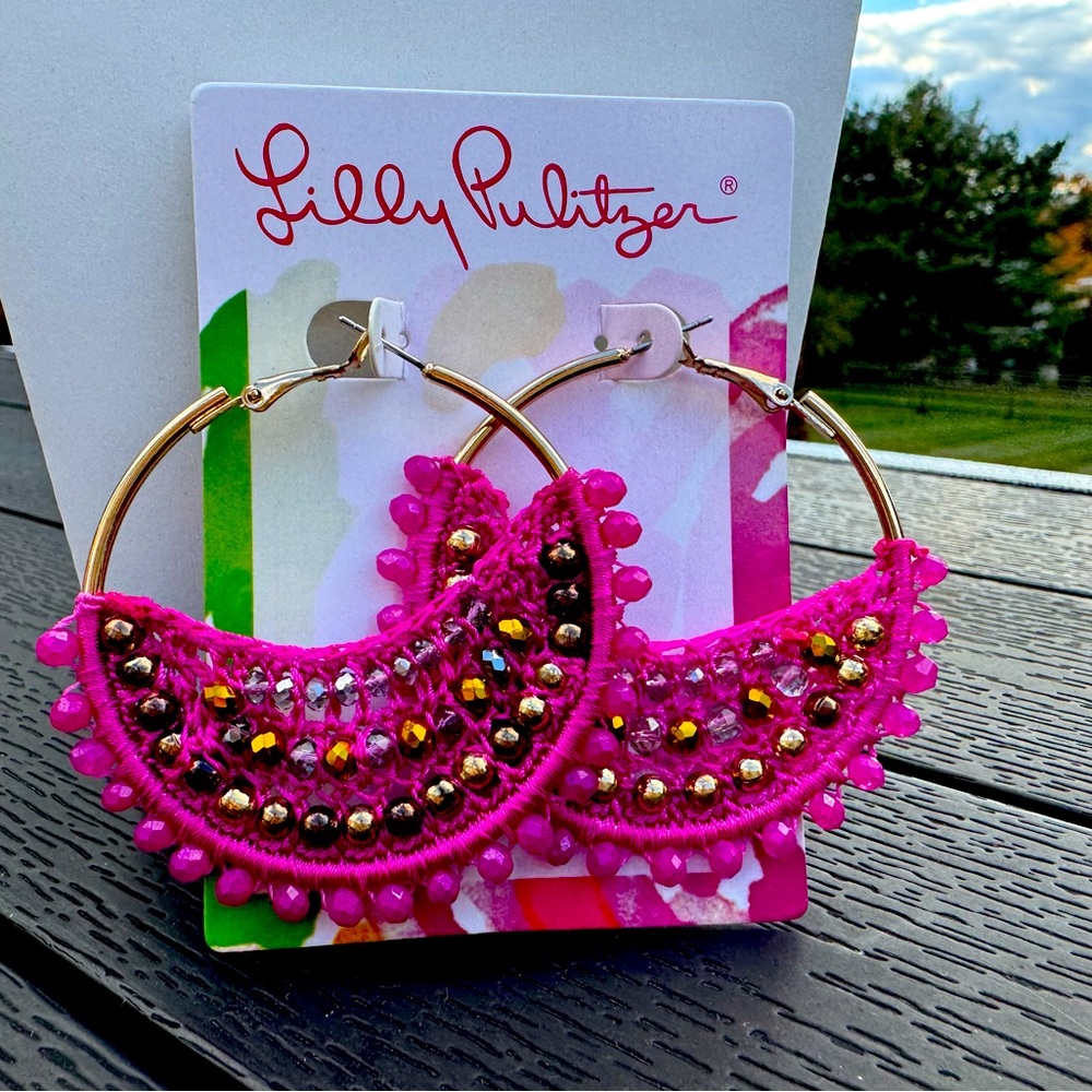 NWT Lilly Pulitzer Statement Earrings